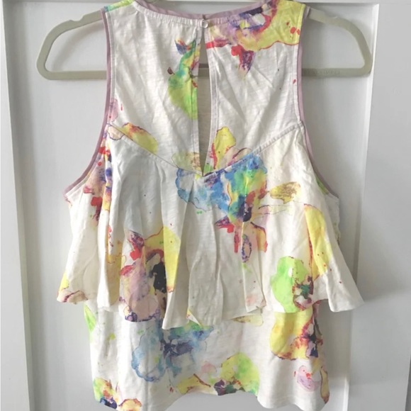 Anthropologie Meadow Rue Cantara Printed Tank Small NWT Retail $68 - Picture 7 of 13